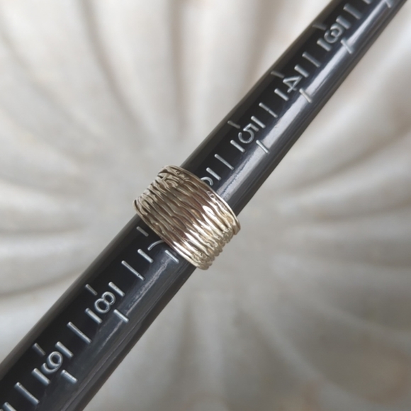 NWOT - Inspiranza Sterling Silver Crinkle Ring - Picture 5 of 5